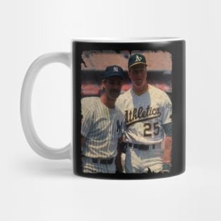 Don Mattingly (New York Yankees) and Mark McGwire (Oakland Athletics) Mug